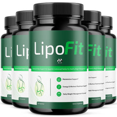 MJO Lipo Fit capsules bottle shown for daily wellness support.