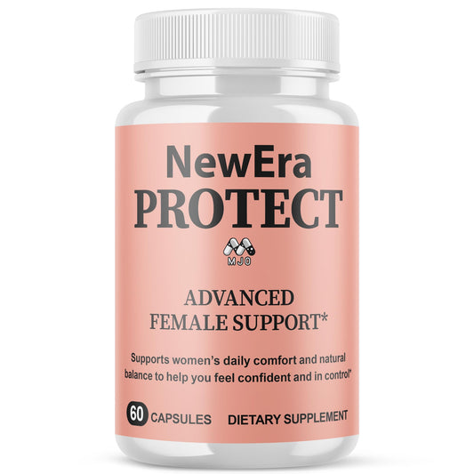 MJO New Era Protect capsules bottle front view for daily wellness support