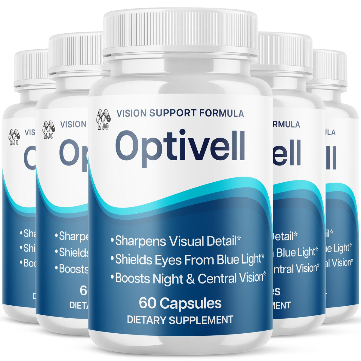 MJO Optivell Eye Capsules bottle shown for easy daily use and natural support.