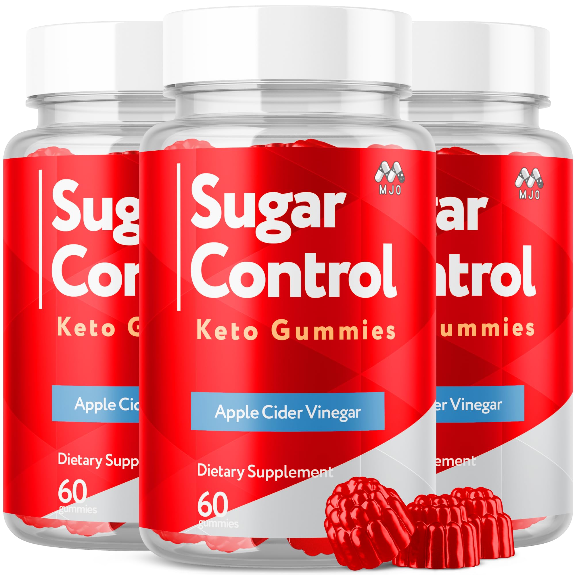 MJO SugarControl three-pack front view for easy daily use