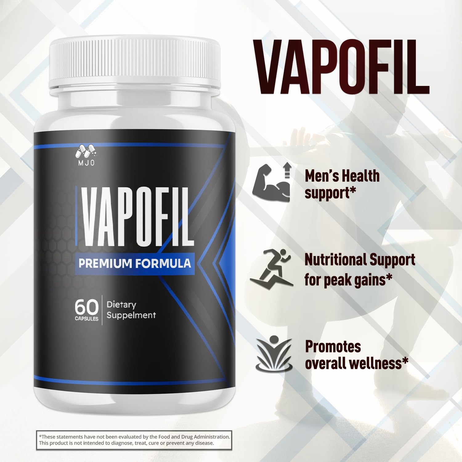 MJO Vapofil 5-pack on display for convenient monthly supply.