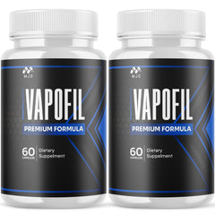 MJO Vapofil Capsules two-pack front packaging for daily wellness.