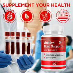 MJO Vitalsyn label close-up highlighting vitamins and herbal extracts for natural support.