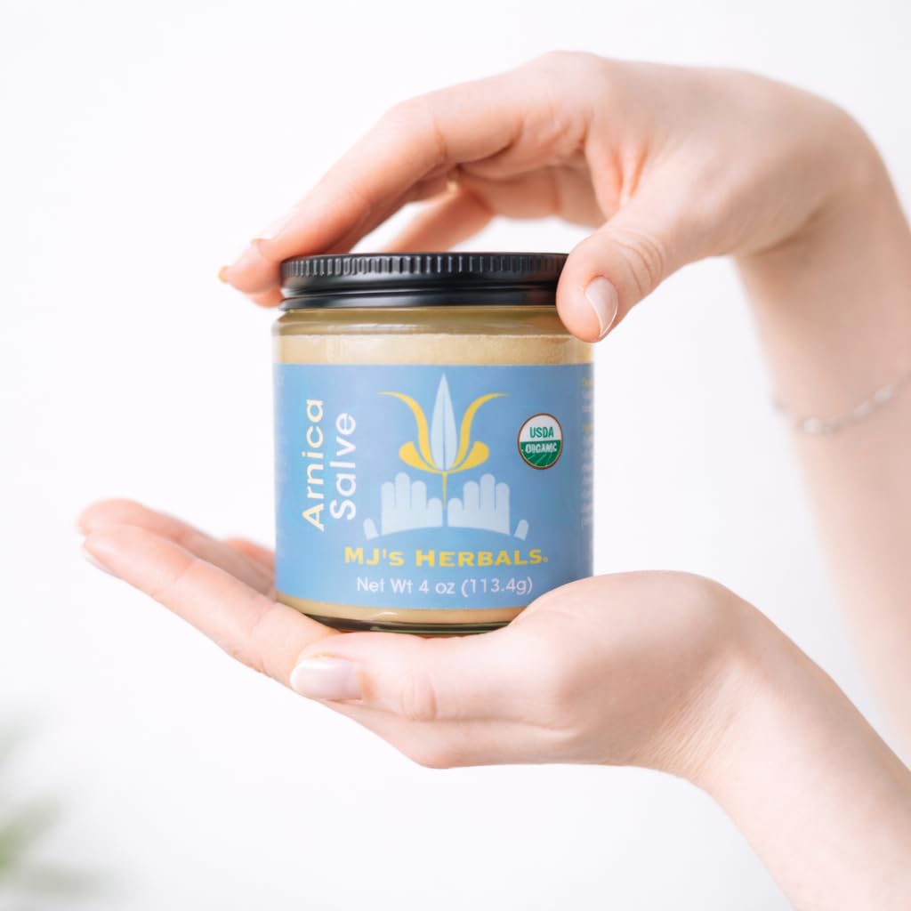MJ's Herbals organic olive oil base highlighted for skin conditioning