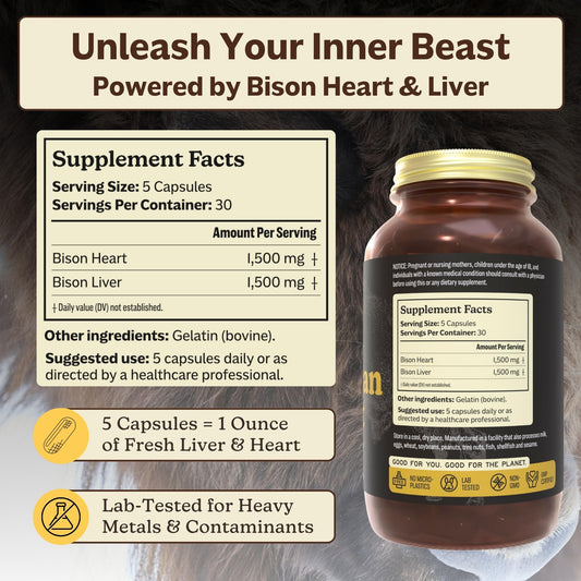 MK Supplements American Beast nutrition panel on bottle shows key nutrients