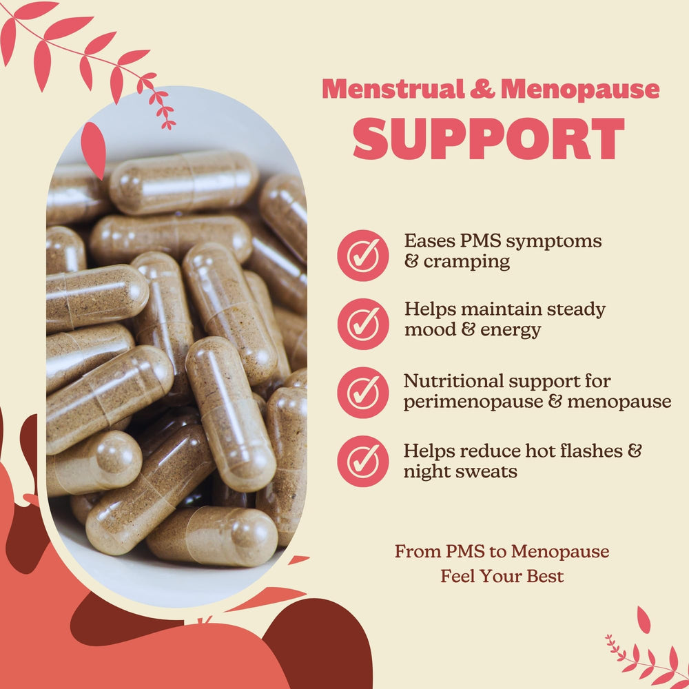 Beef organ capsules from MK Supplements Female Vitality in focus for vitality