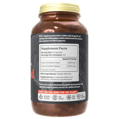 MK Supplements Ironclad capsules closeup highlights two-ingredient formula for purity