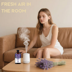 mlynkl Lavender oil used in diffusers to create a calm room ambiance