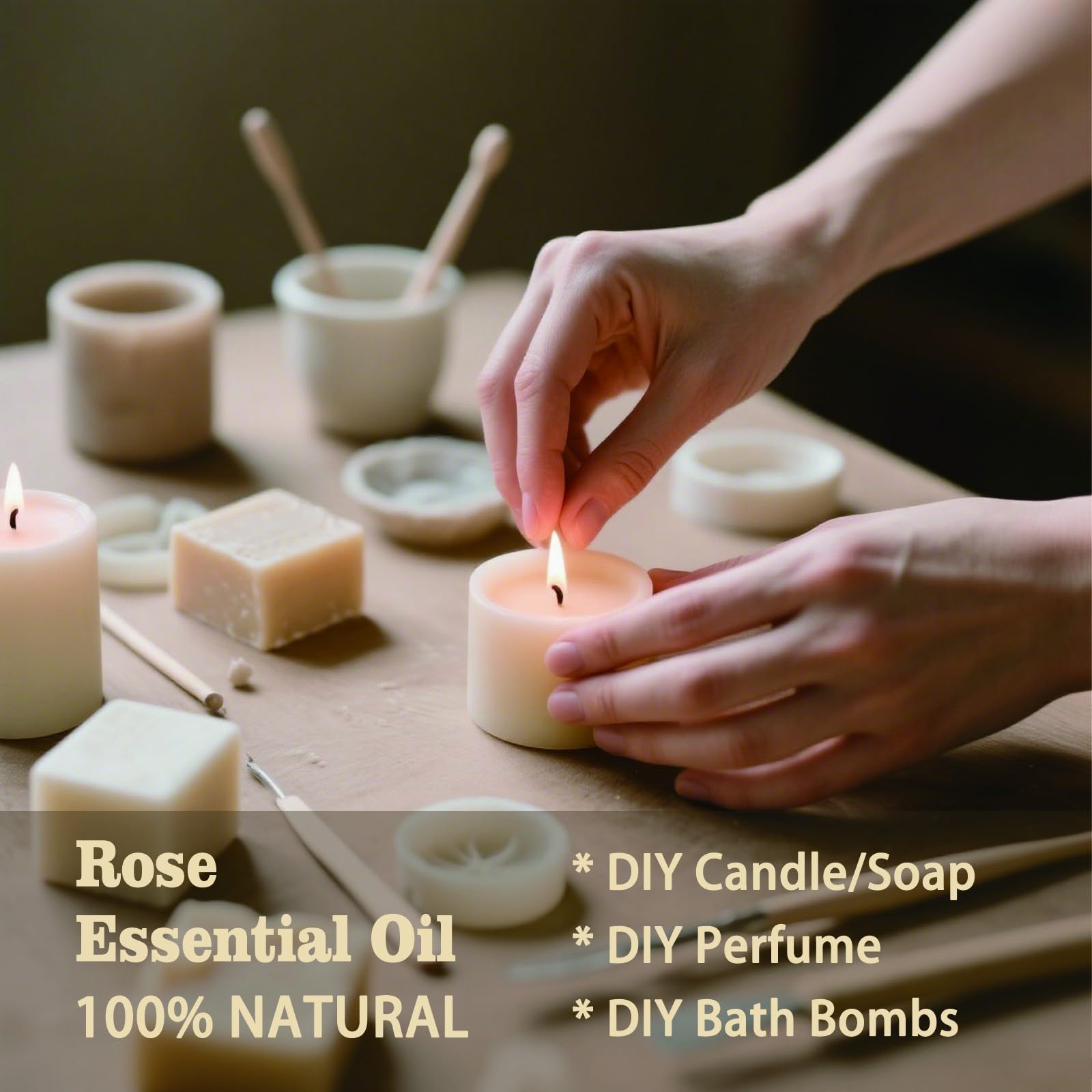 MLYNKL Rose Essential Oil for handmade soaps and scents