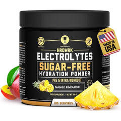 MMA Nutrition HRDWRK electrolytes powder in tub boosts workout hydration