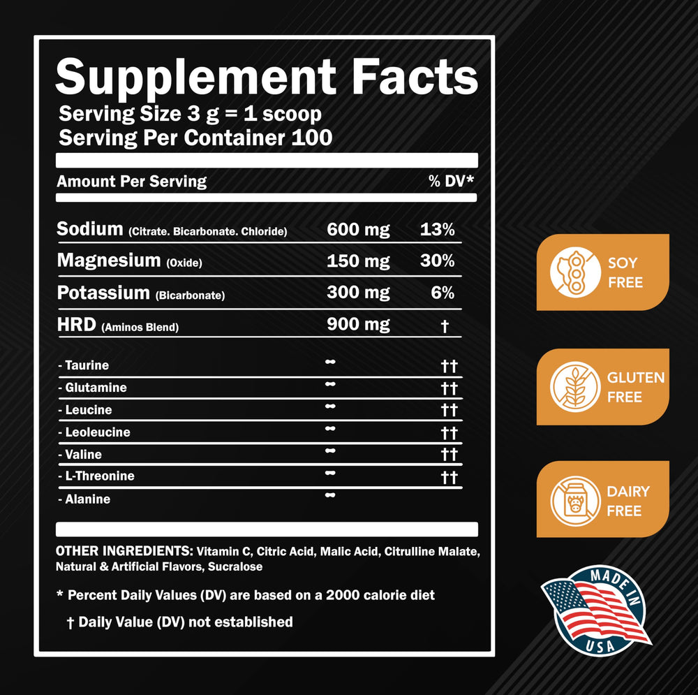 Athlete uses HRDWRK electrolytes during workout for steady hydration