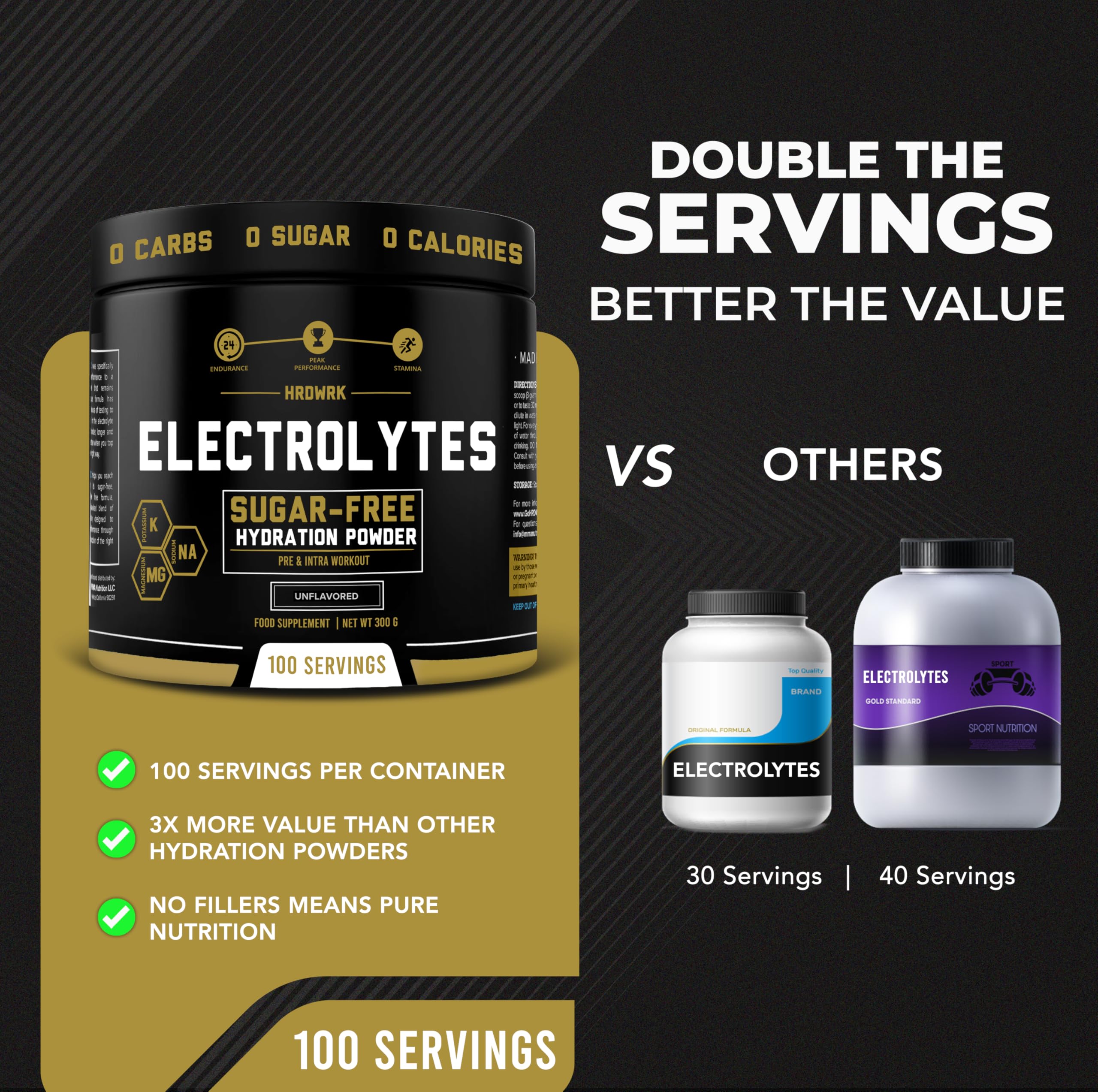 MMA Nutrition HRDWRK powder dissolved in water offers clear hydration