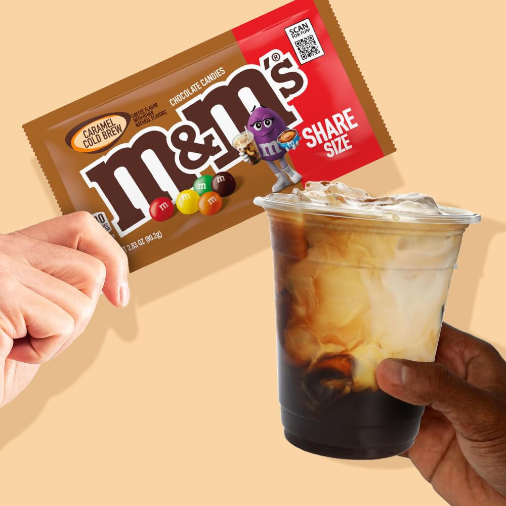 M&M'S Caramel chocolate bulk pantry stock for easy access.