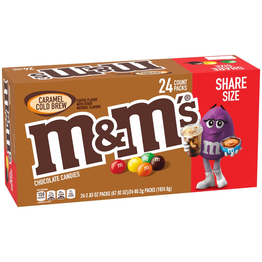 M&M'S Caramel chocolates bulk bags ready for sharing at gatherings.
