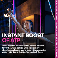 MMUSA creatine for women endurance support for cycling or running.