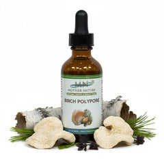 MN Mother Nature Birch Polypore liquid bottle pour for easy daily use