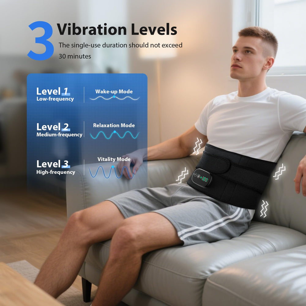 MoAcey back massager with heating pad for flexible use.