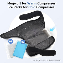 MoAcey extension straps allow secure shoulder or knee positioning