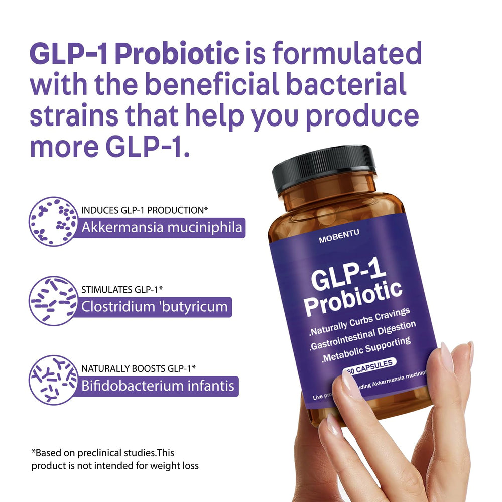 MOBENTU GLP-1 label detail shows vegan gluten-free formulation for clean wellness.