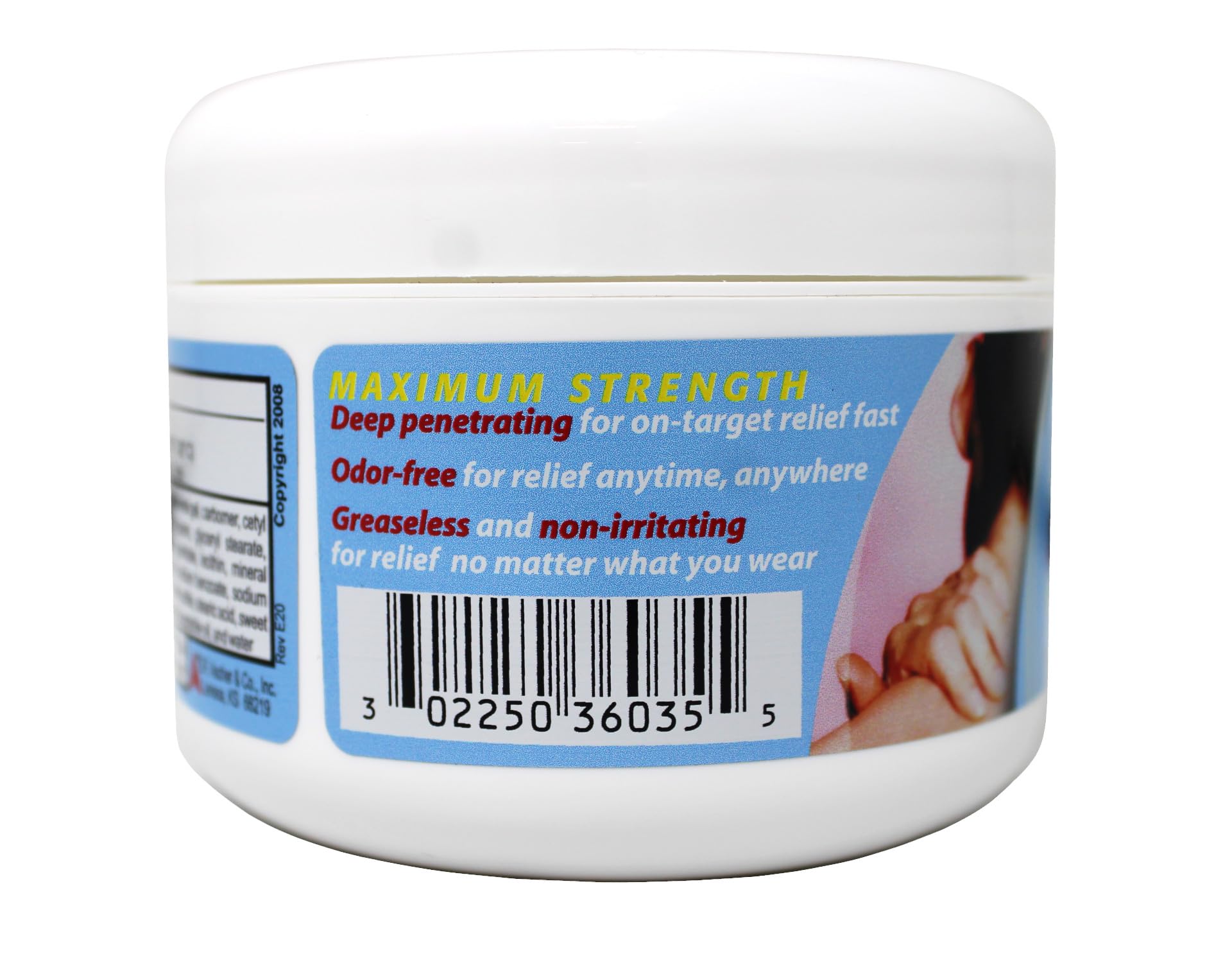 Mobisyl creme texture closeup highlights smooth greaseless formula.