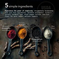 Mobisyn Organic astaxanthin turmeric capsules close-up for daily supplementation