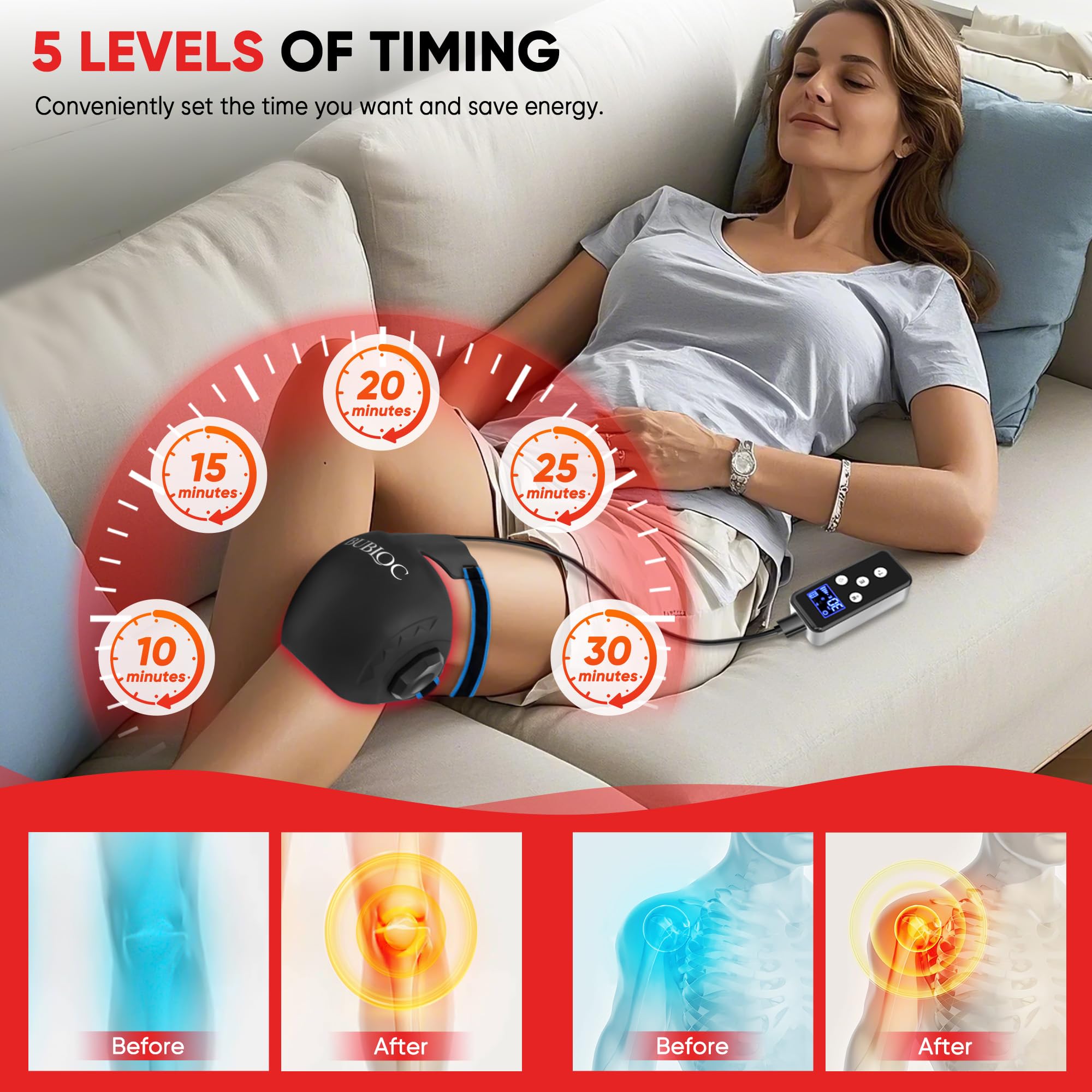 MOCKPOSE waterproof fabric knee brace suitable for workouts