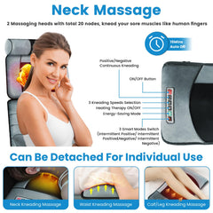 Moclever lumbar heating soothes the lower back during evenings.