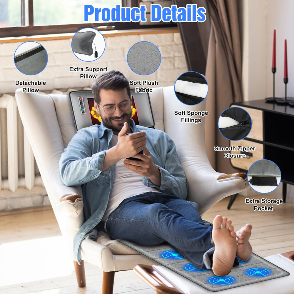 Moclever lumbar and neck heat pads provide soothing warmth and ease stiffness.
