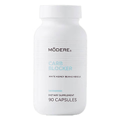 Modere Carb Blocker bottle front view for easy daily use and on-the-go routines.
