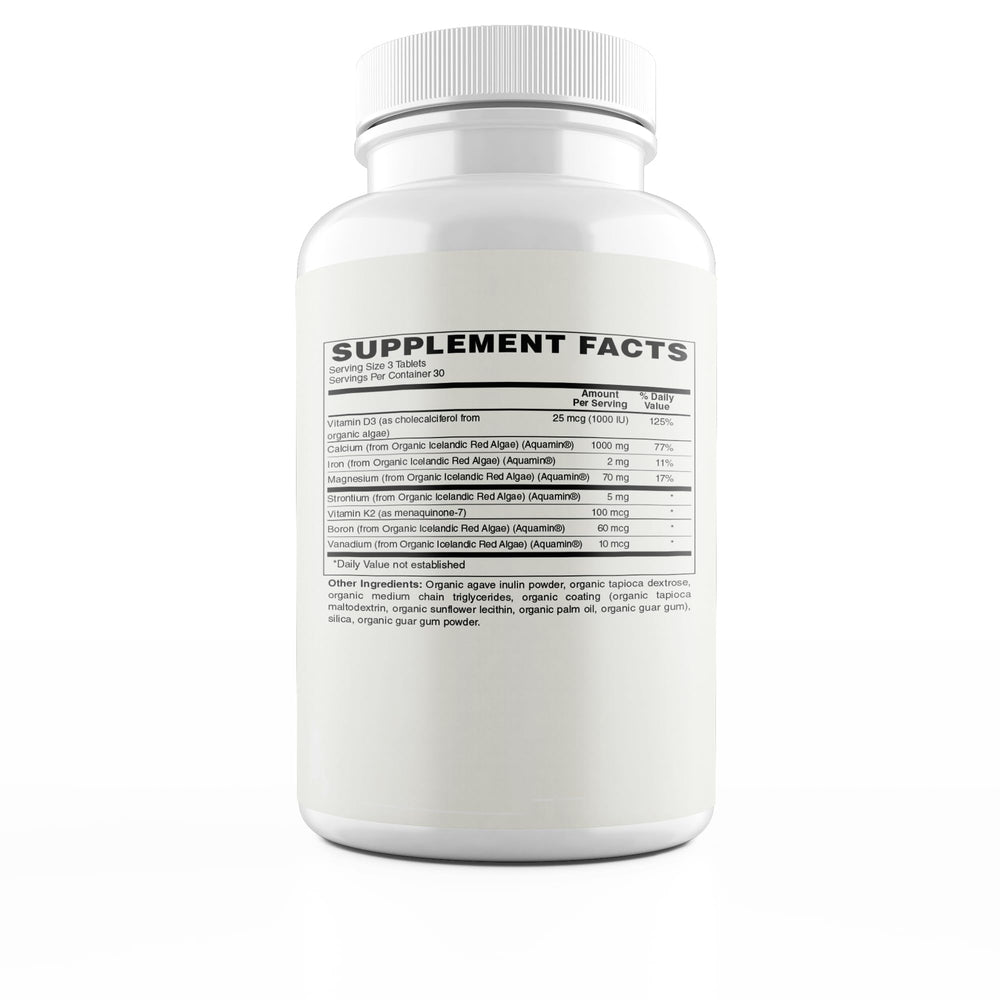 Modern Organics Plant Calcium tablets ready for vegan daily intake