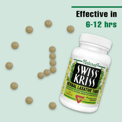Swiss Kriss tablets closeup reveals sun-dried leaves and flowers