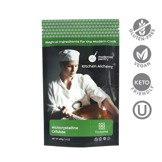 Modernist Pantry MCC powder with scoop ideal for anti-caking and texture enhancement