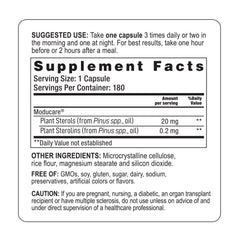 Moducare label shows vegetarian, dairy-free formula for sensitive diets.
