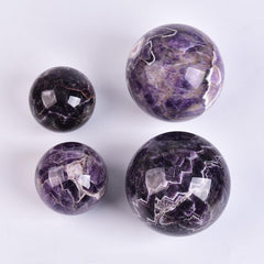 MOGEMT amethyst ball on desk used for study focus and mindful ambiance