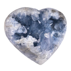 MOGEMT blue celestite geode closeup shows natural texture