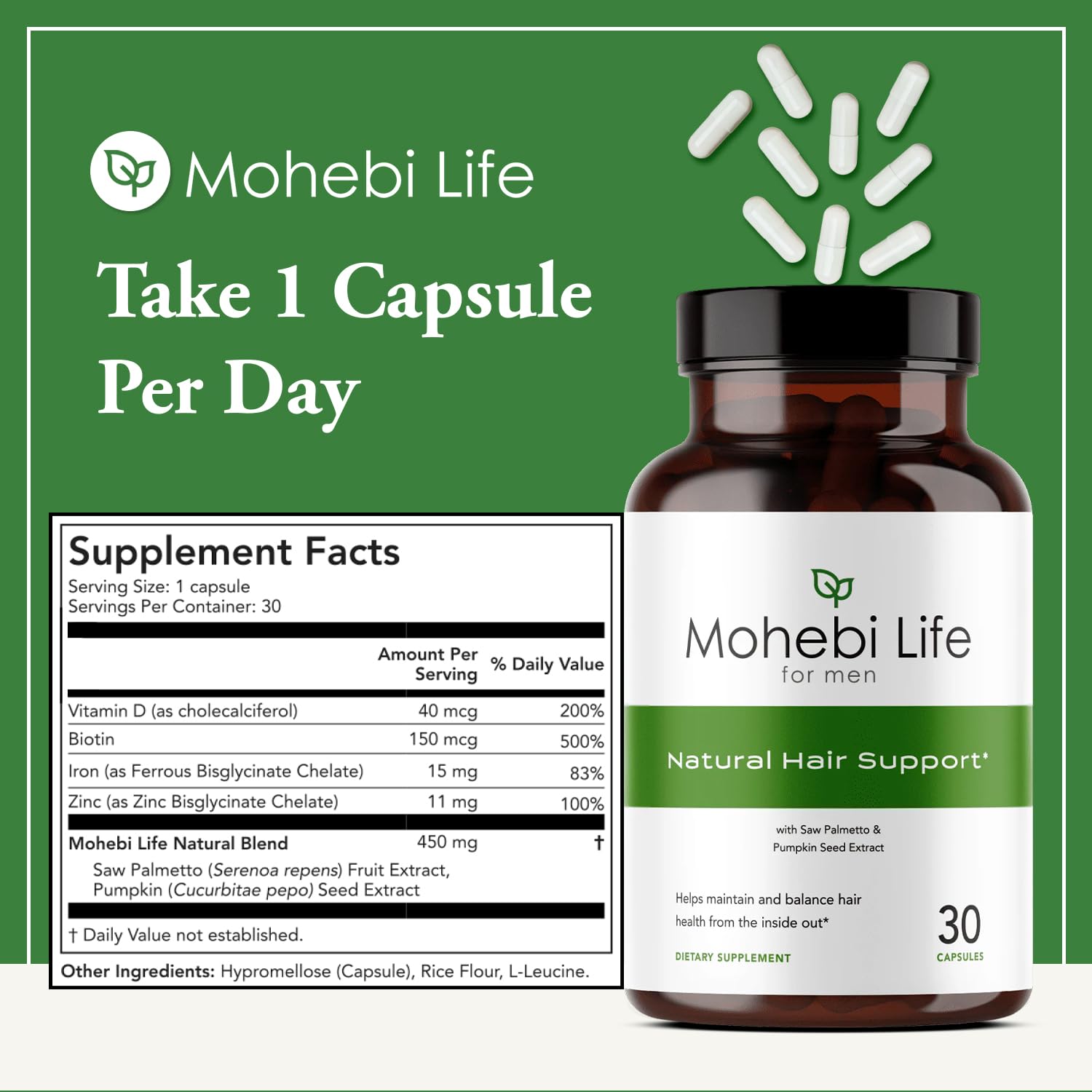 MOHEBI LIFE daily routine scene with bottle