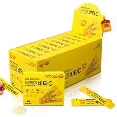 MOHNIC lemon stick packet for on-the-go vitamin C intake.