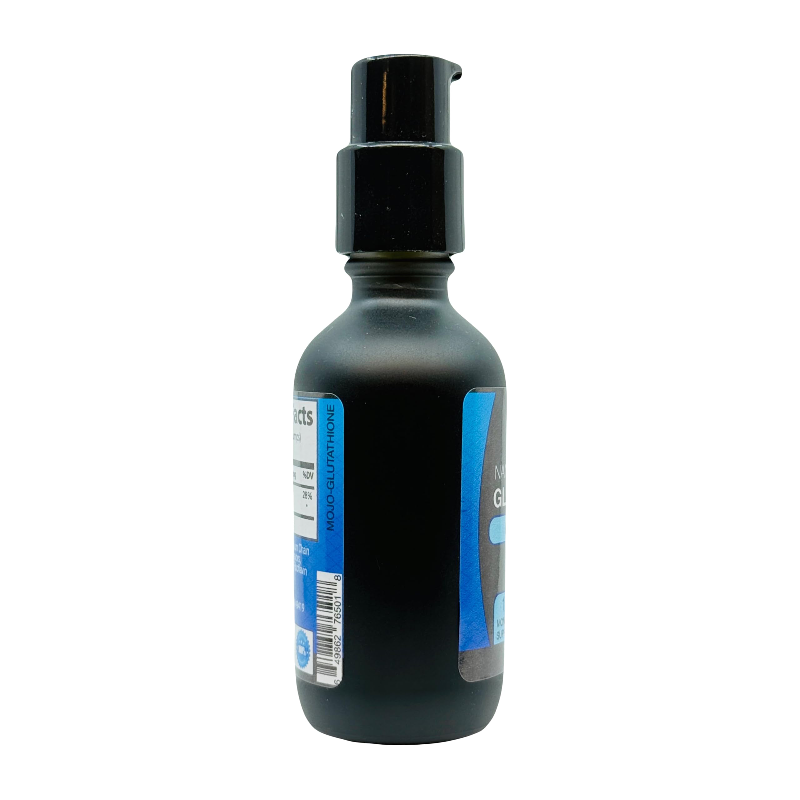 MOJObody Nano Glutathione near-instant absorption concept illustrated by droplets.