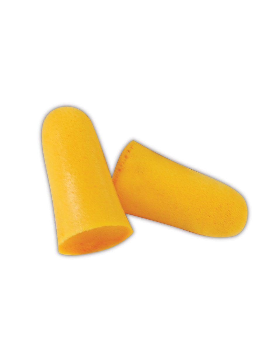 Moldex M6600 Softies orange earplug closeup showing soft foam comfort for long shifts