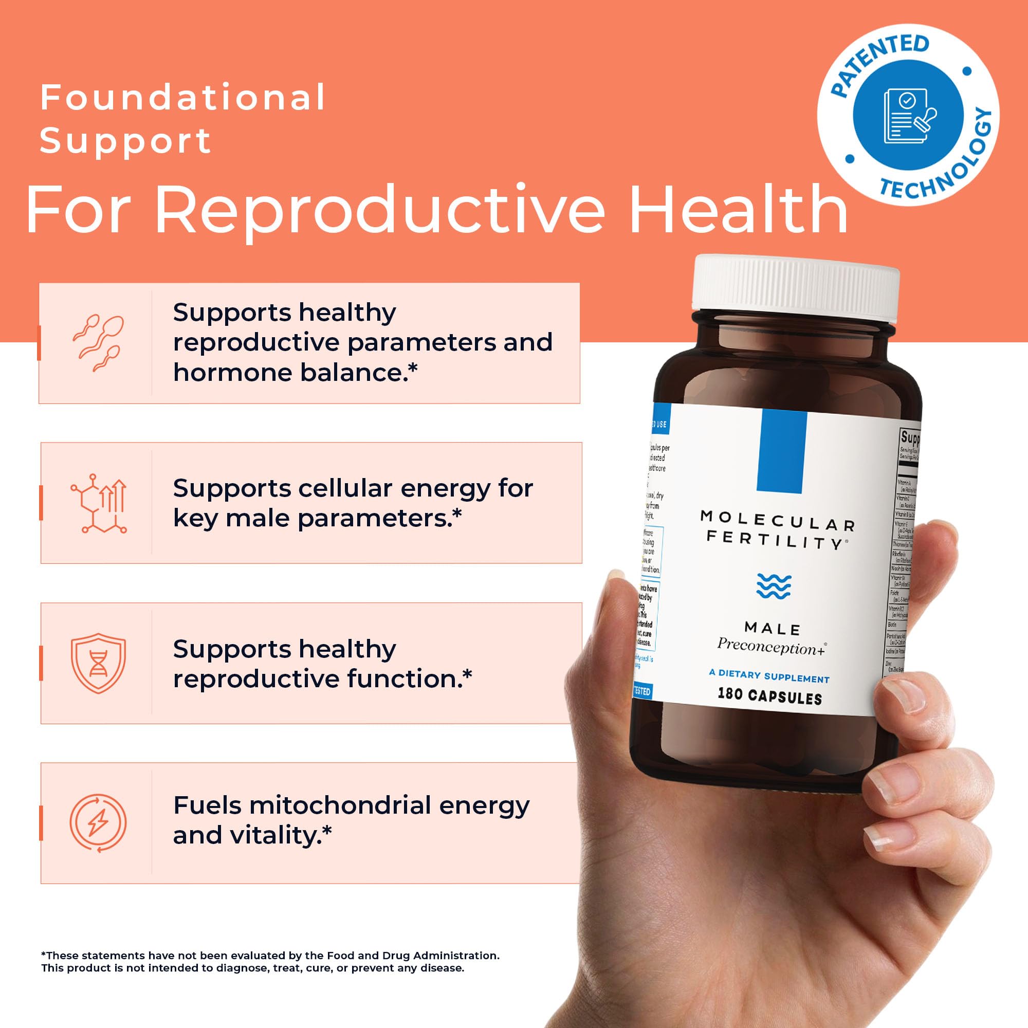 D-aspartic acid and zinc with selenium enhance the Molecular Fertility blend.