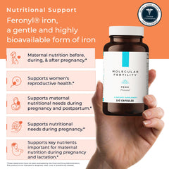 Molecular Fertility Peak Prenatal dosage chart for daily intake planning