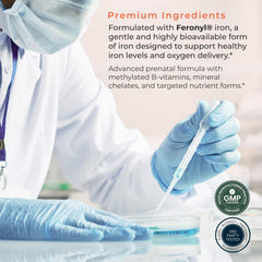 Molecular Fertility Peak Prenatal soft capsules appear easy to swallow
