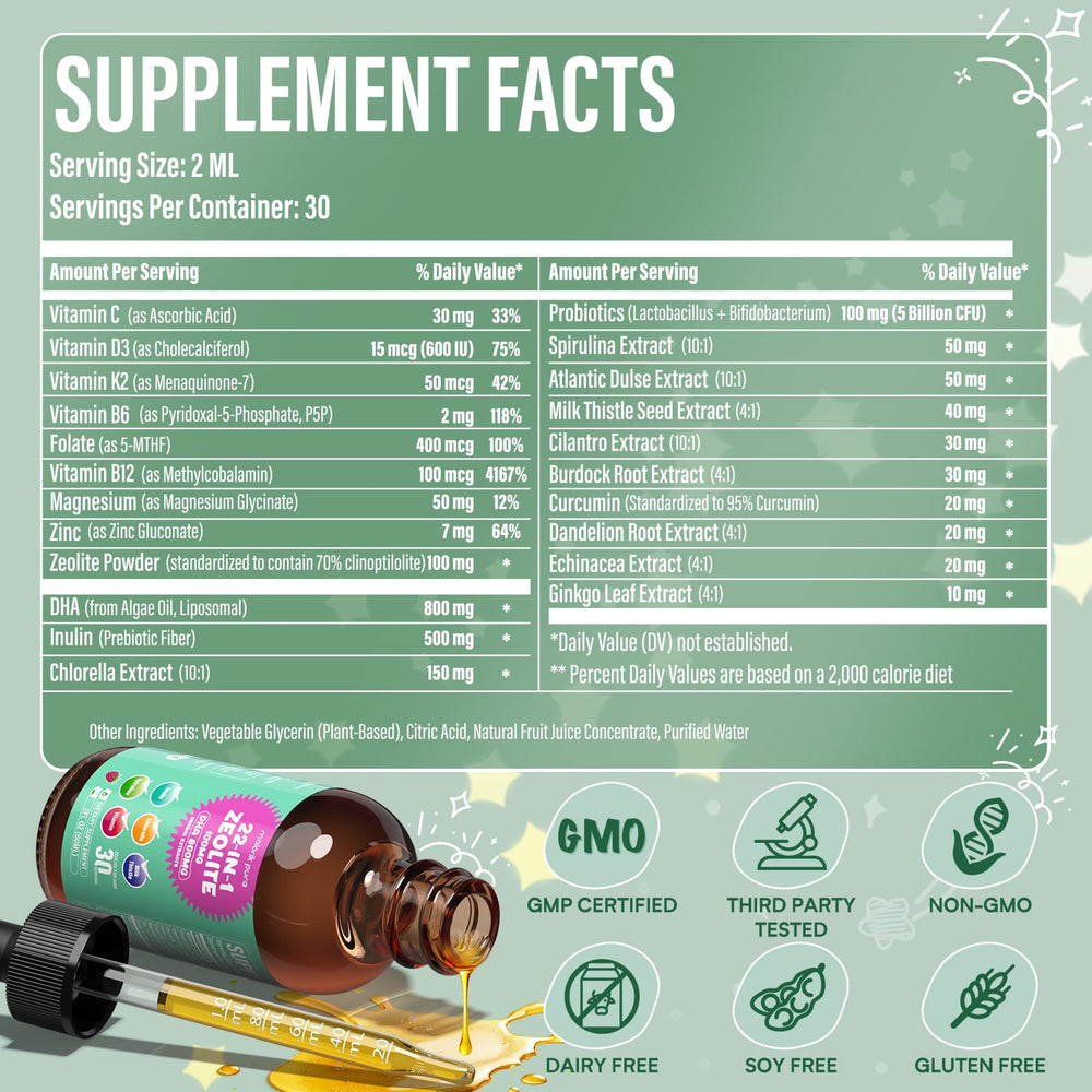 Molorik Pure Zeolite Detox flavor splash highlights strawberry taste for enjoyable dosing.