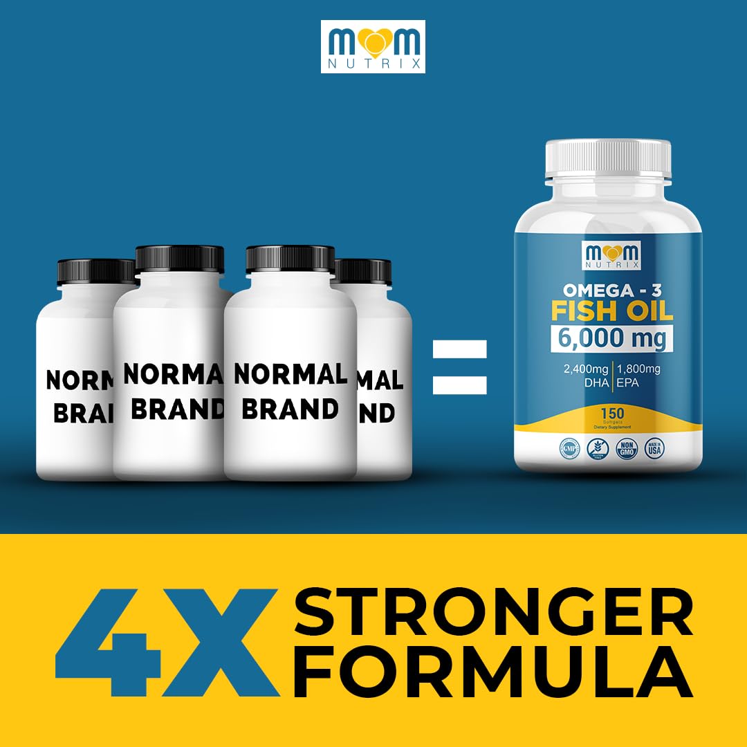 Mom Nutrix Omega 3 softgels with no fishy aftertaste easy daily dose