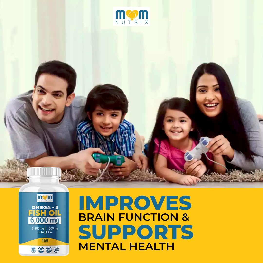 Mom Nutrix Omega 3 third-party lab tested for potency and purity