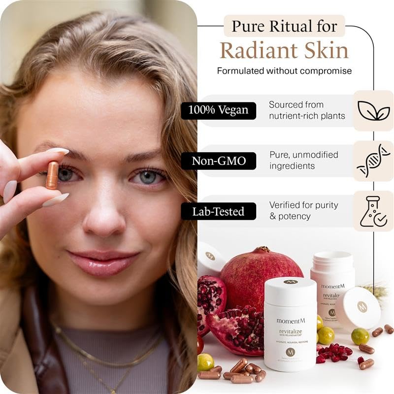 momentM Revitalize vegan formula, non GMO ingredients