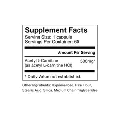 Momentous Acetyl L-Carnitine capsules pack highlights easy daily use.