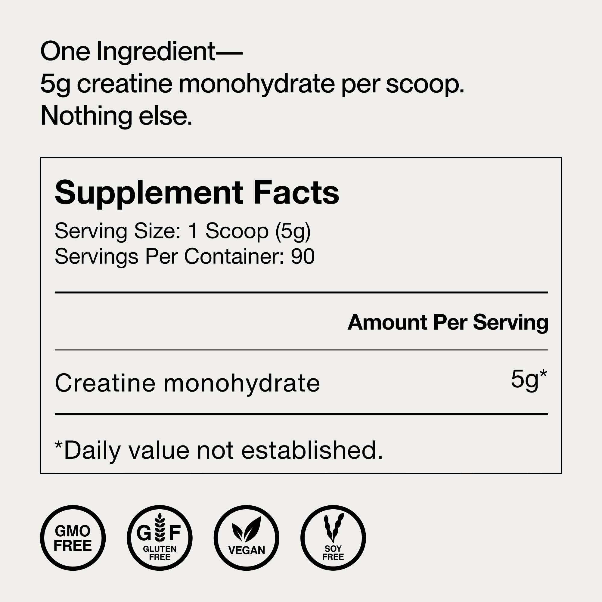 Momentous Creatine Monohydrate mixed in smoothie for convenient daily intake.