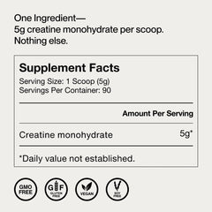 Momentous Creatine Monohydrate mixed in smoothie for convenient daily intake.