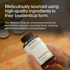 Momentous Essential Multivitamin serving scoop shows precise dose
